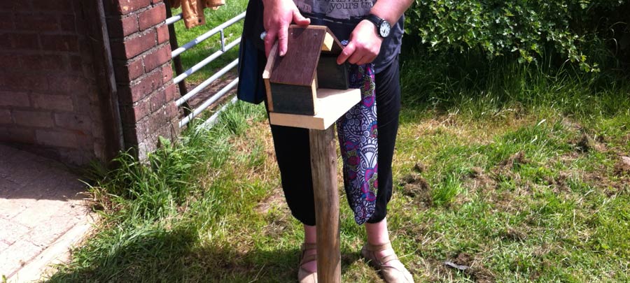 Restholz für die Art of Living Messe