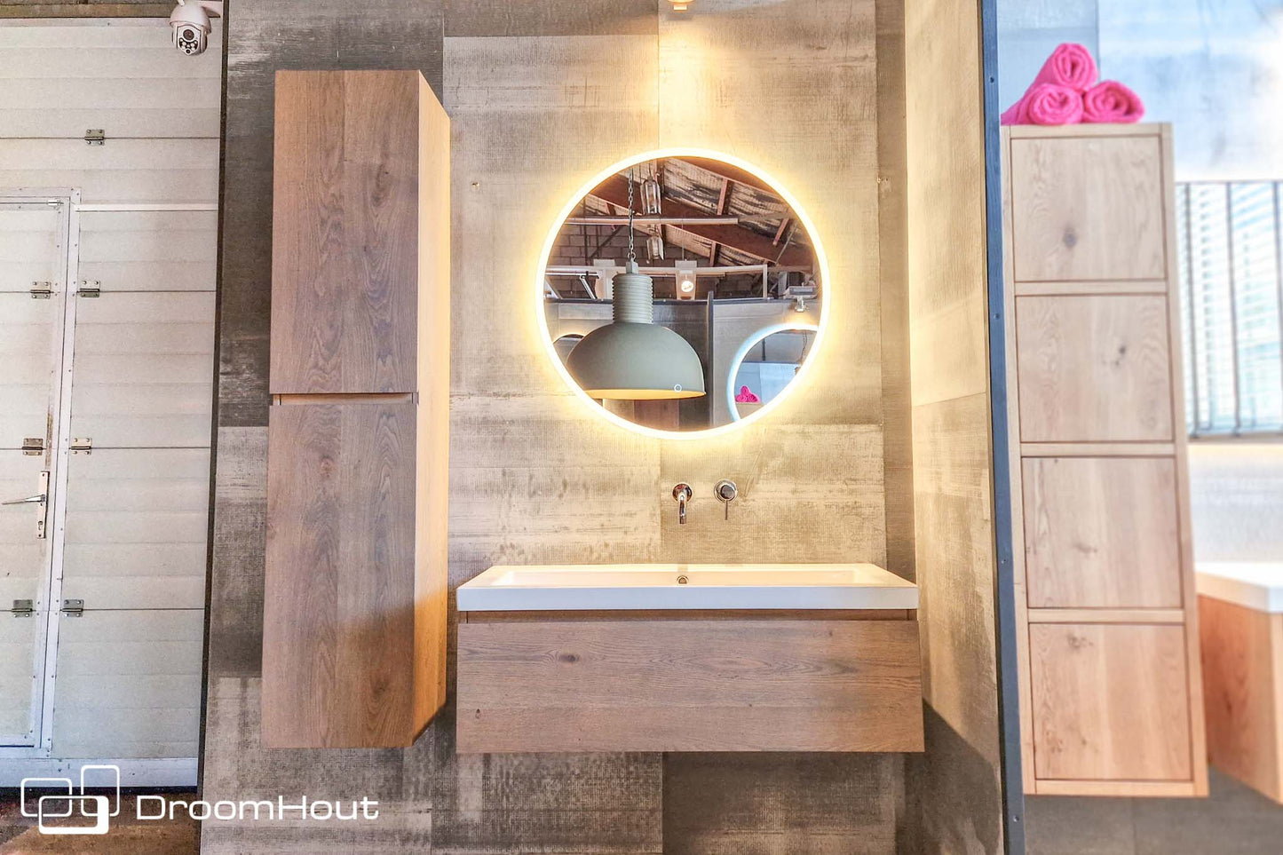 Houten badkamerset Aqua