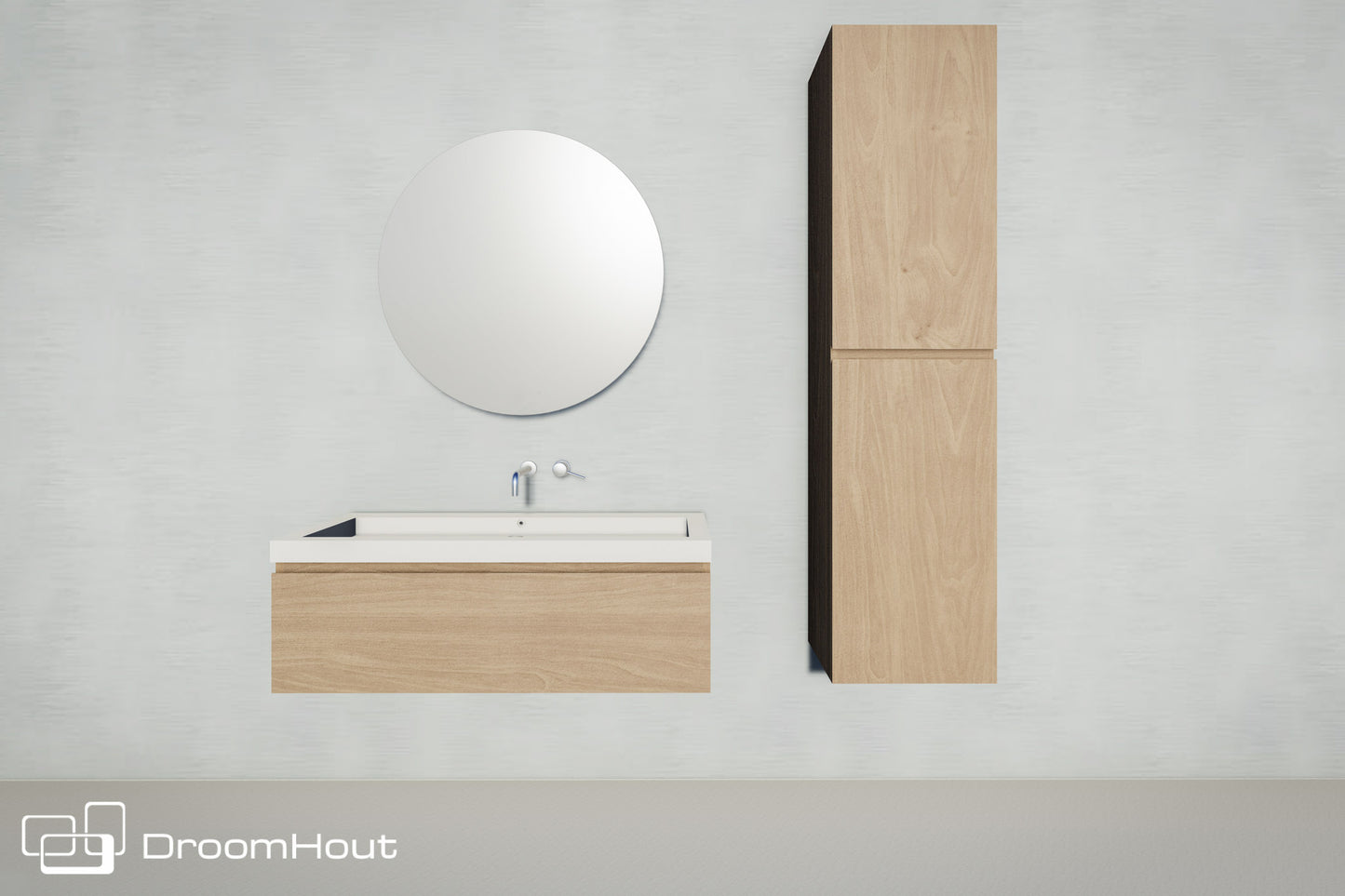 Houten badkamerset Aqua