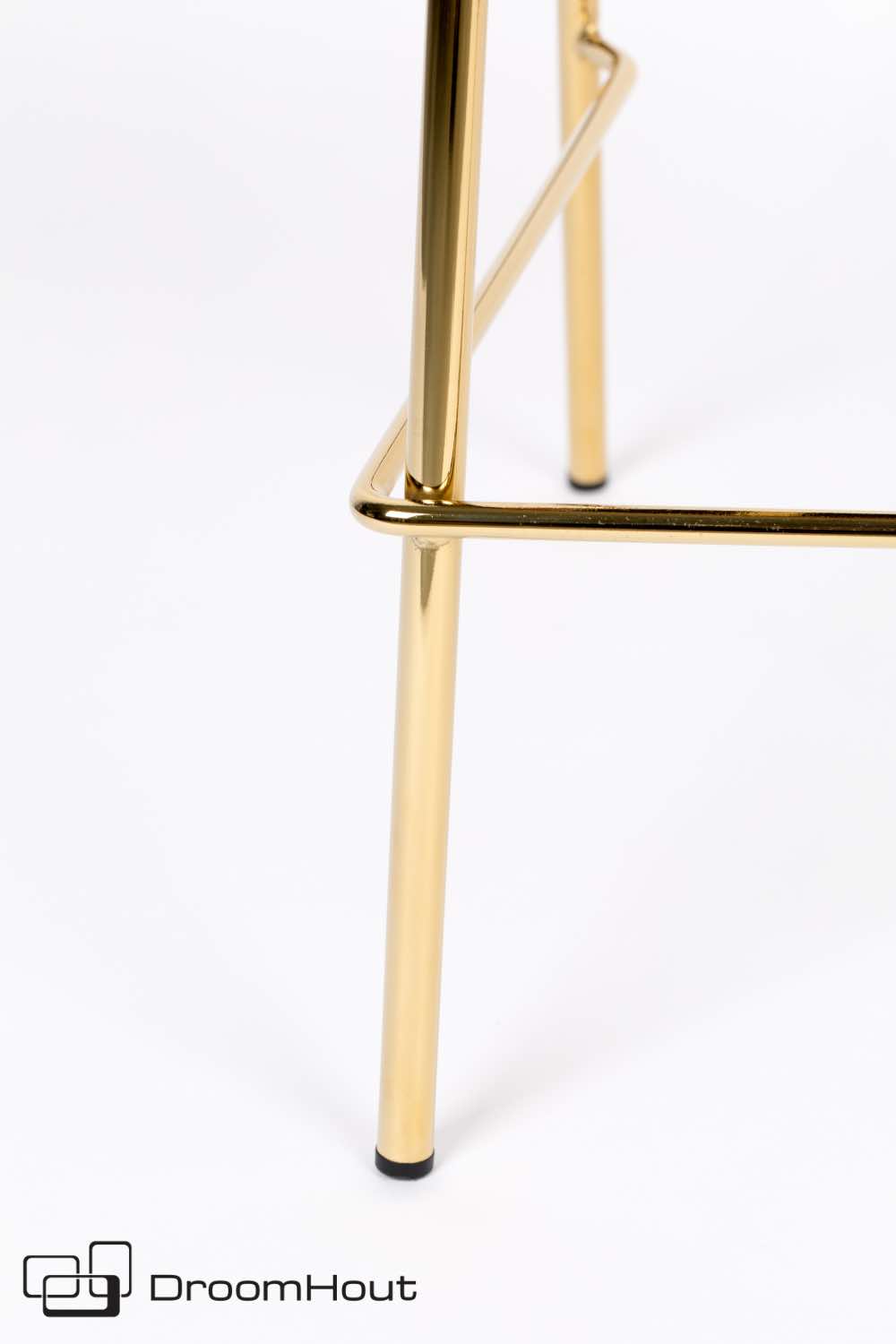 Barkruk laag / counterstool Zuiver by DroomHout Jolien donkergroen (per 2)