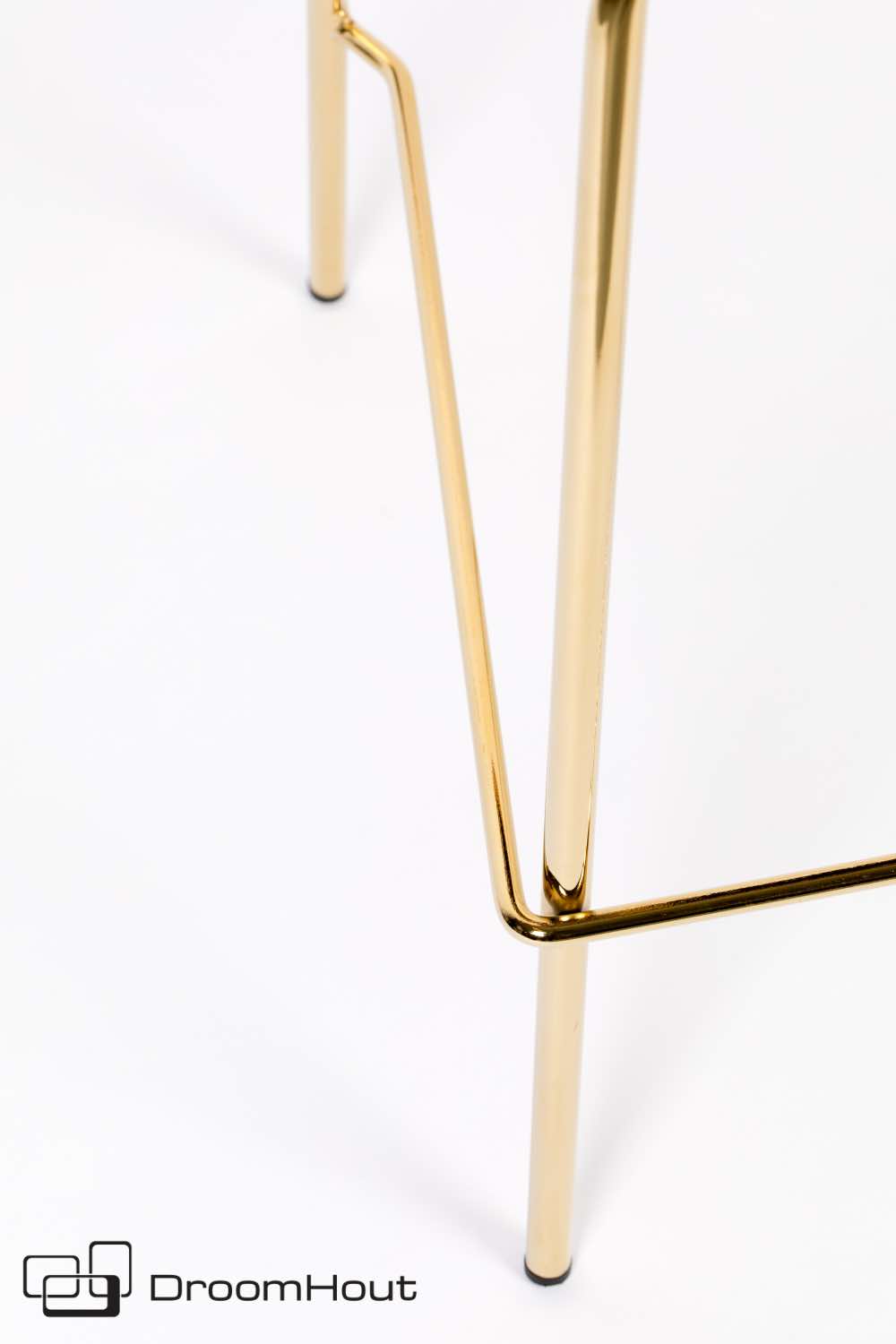 Barkruk laag / counterstool Zuiver by DroomHout Jolien donkergroen (per 2)