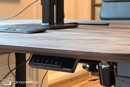 DroomHout zit-sta bureau Flow