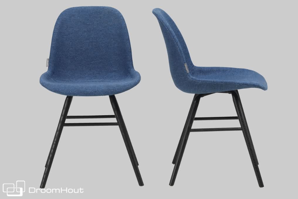 Stoel Zuiver Albert Kuip Soft set van 2 in blauw - sale