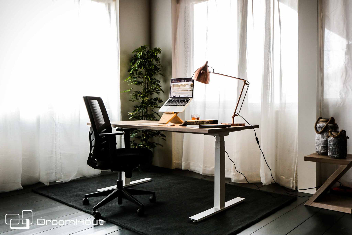 Verstelbaar zit sta bureau elektrisch Manhattan