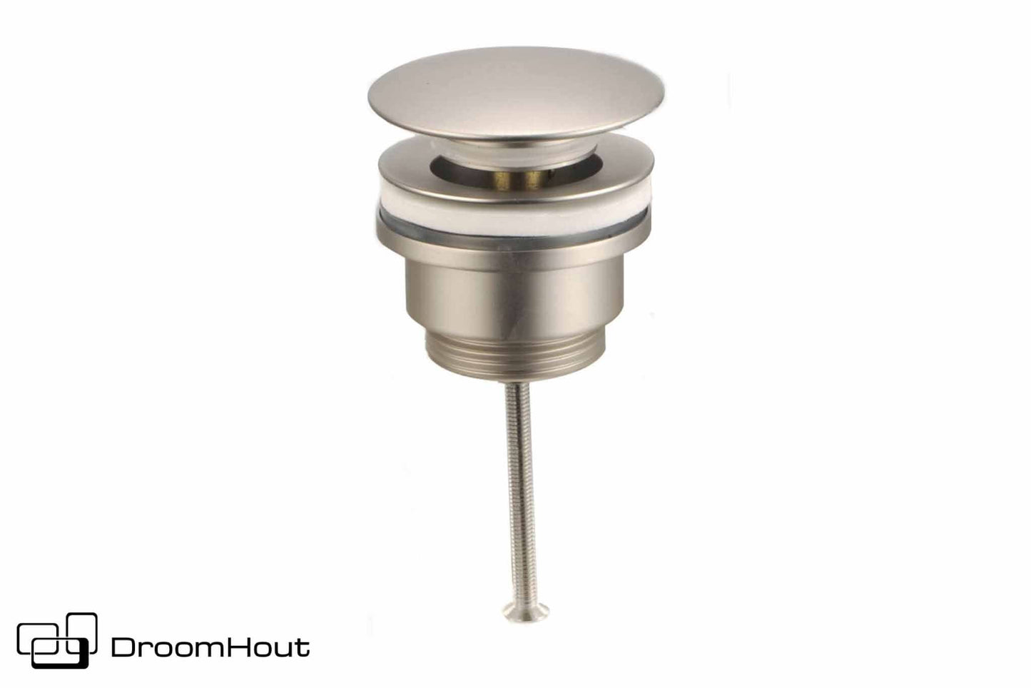 Wastafelmengkraan Matte inbouw rond RVS