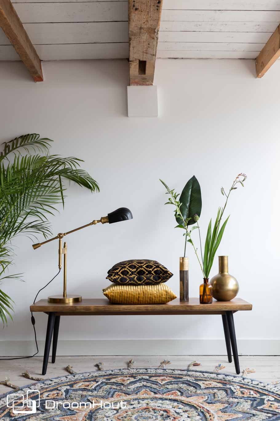 Eettafel noten Dutchbone Alagon