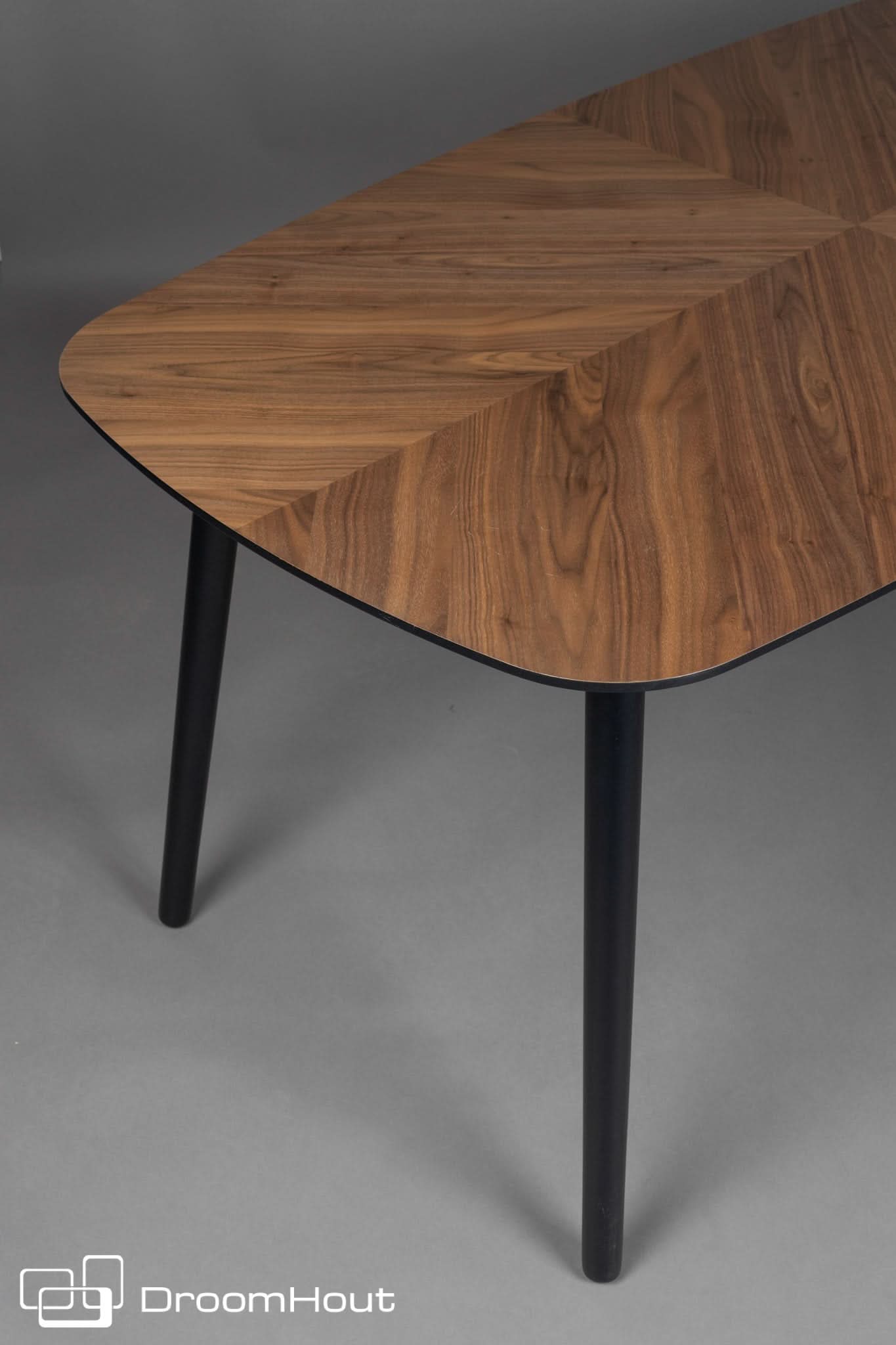 Eettafel noten Dutchbone Clover