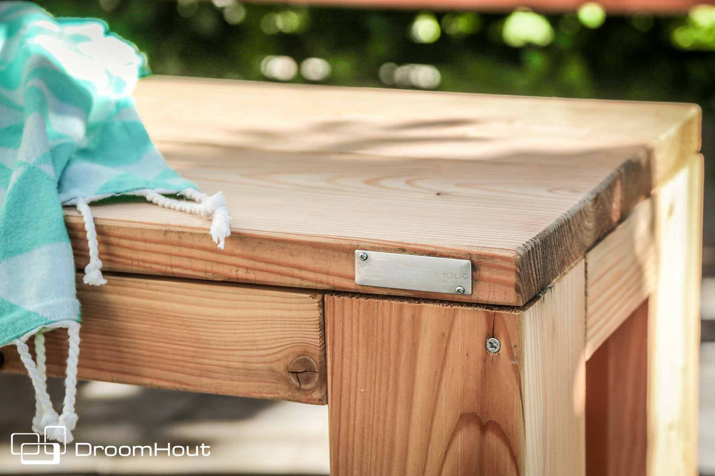 Tuintafel DroomHout Gubbio (ook met bank leverbaar)