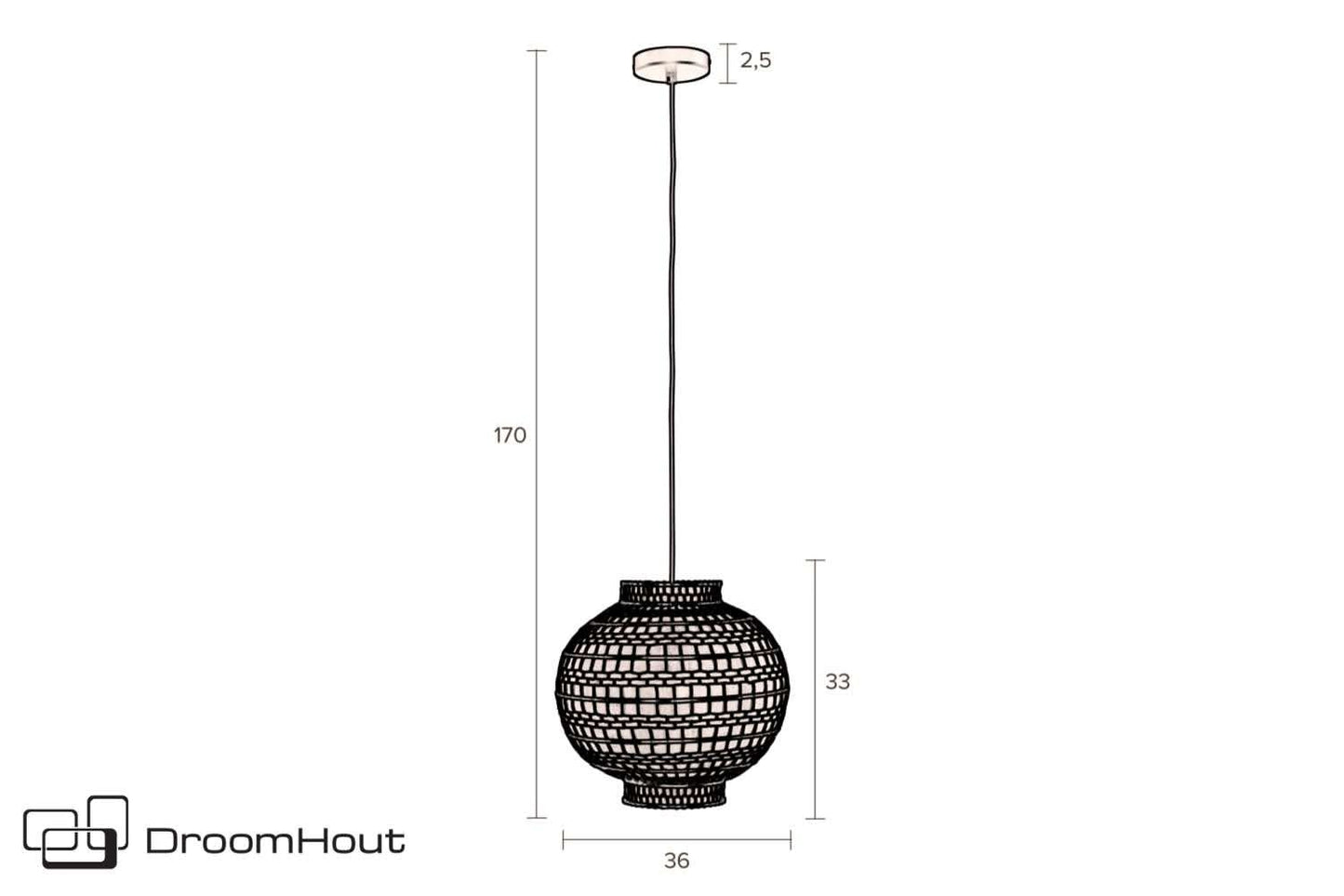 Hanglamp Dutchbone Ming