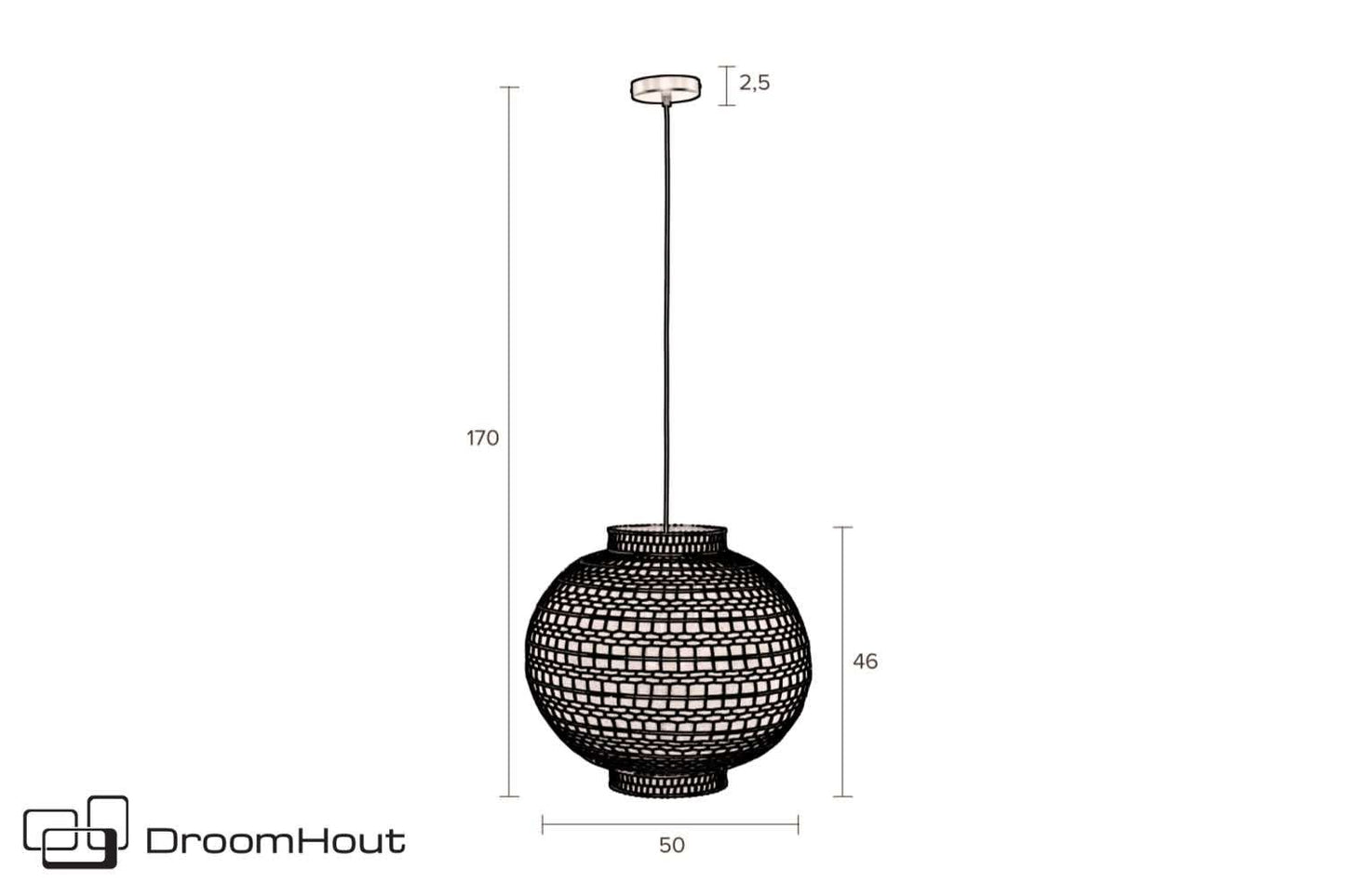Hanglamp Dutchbone Ming