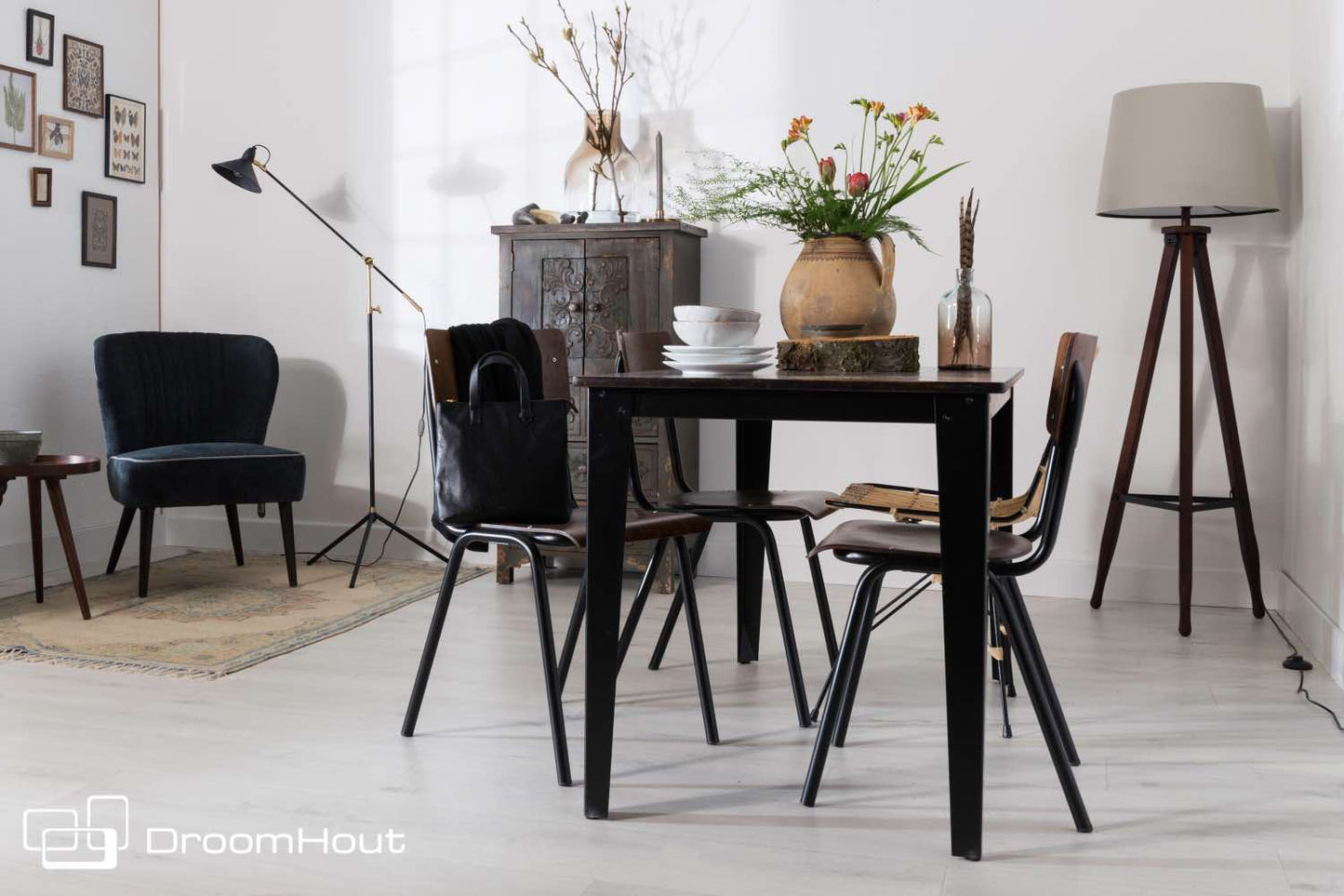 Stoel Dutchbone Scuola (set van 4)