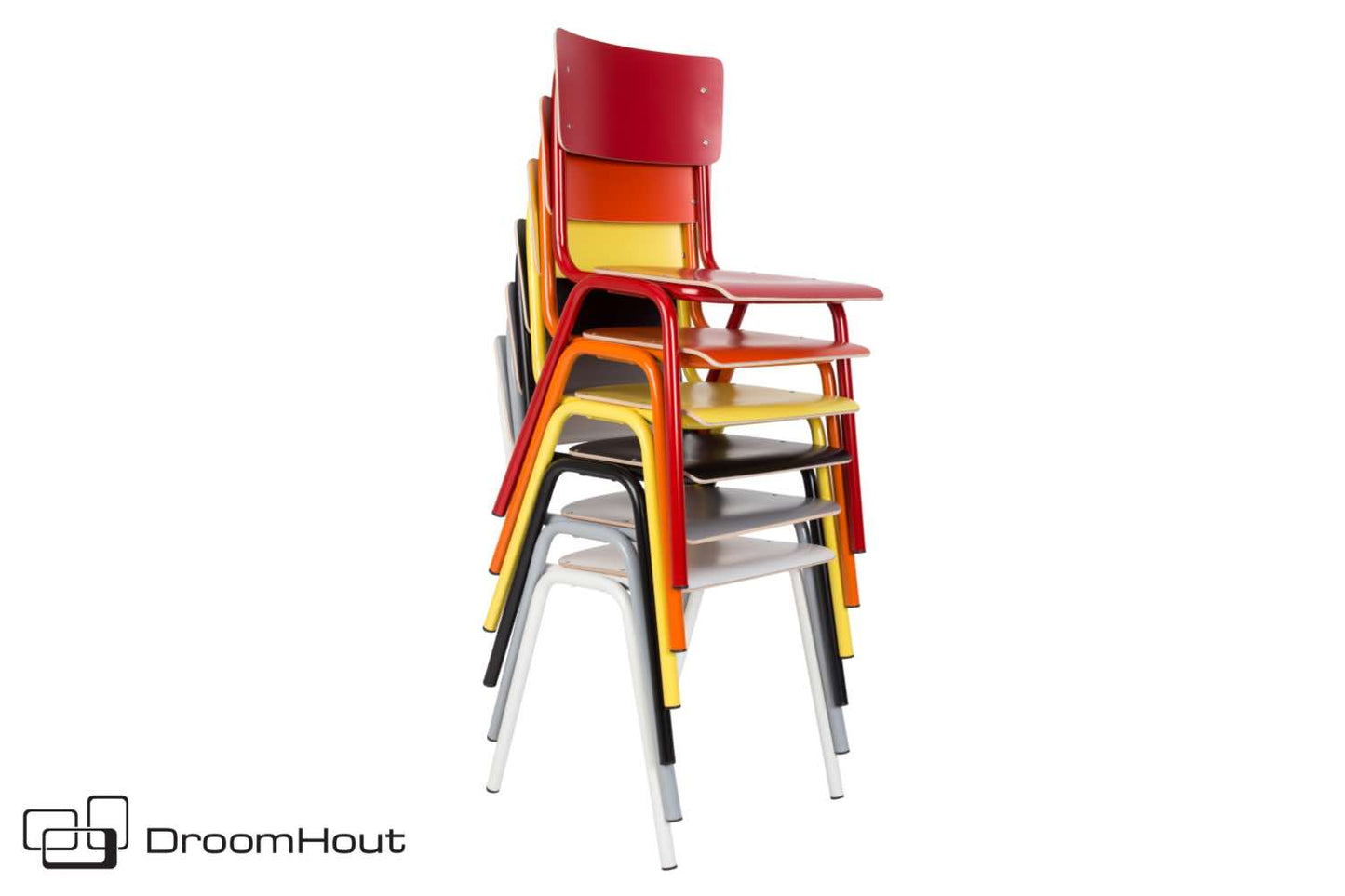 Stoel Zuiver Back to school (per set van 4)
