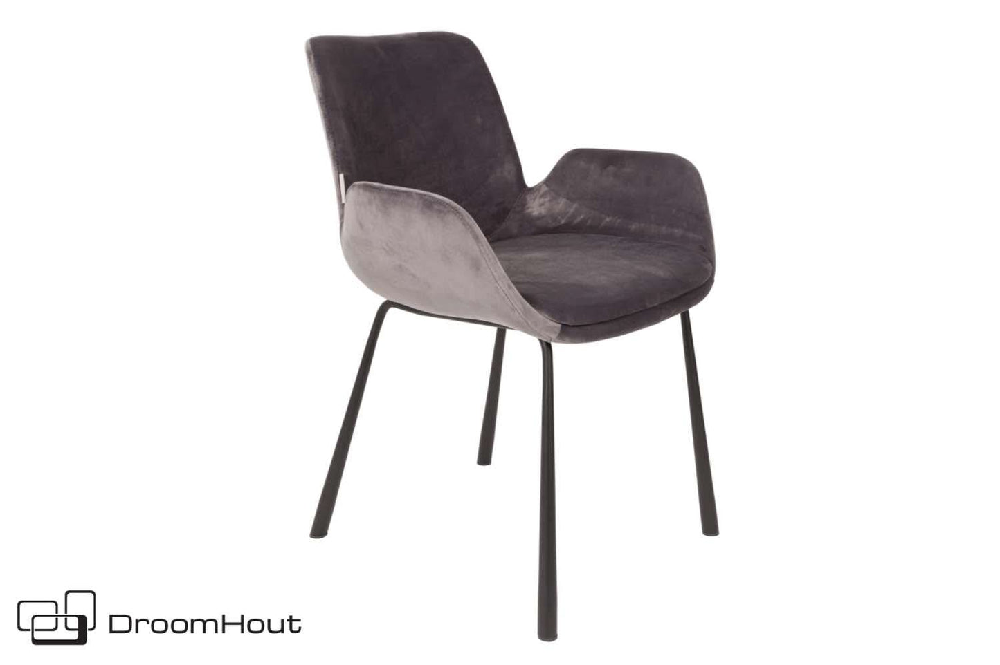 Stoel Zuiver Brit Velvet (per 2)