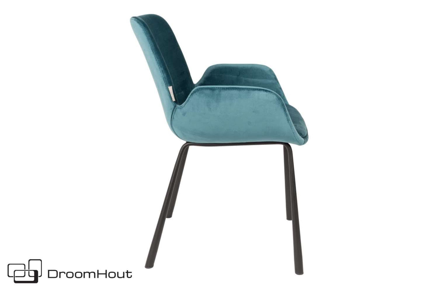 Stoel Zuiver Brit Velvet (per 2)