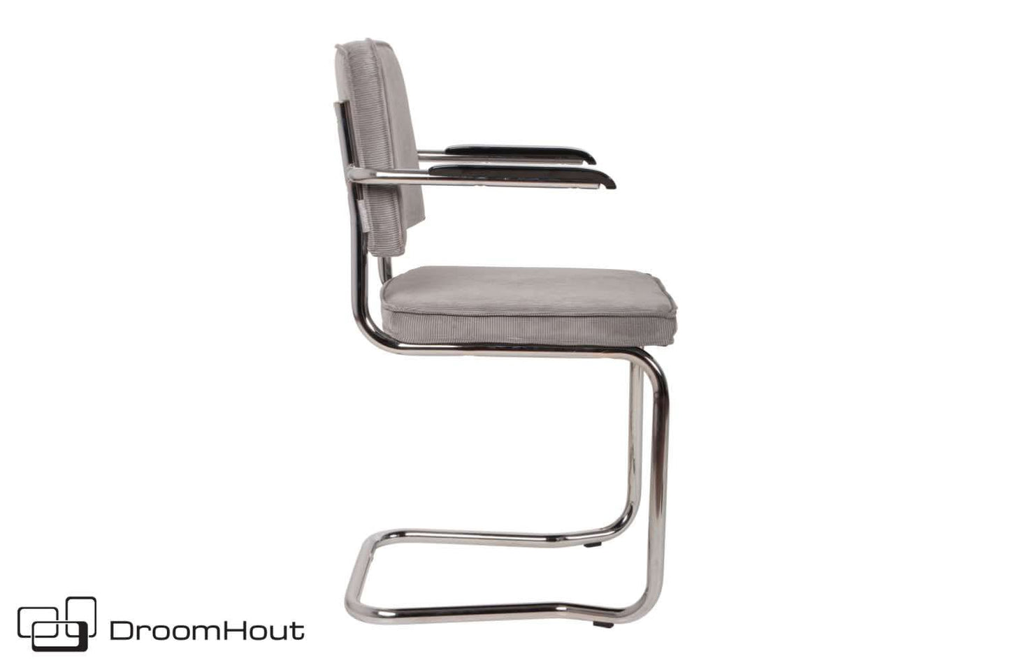 Stoel Zuiver Ridge Kink Rib met armleuning (per 2)