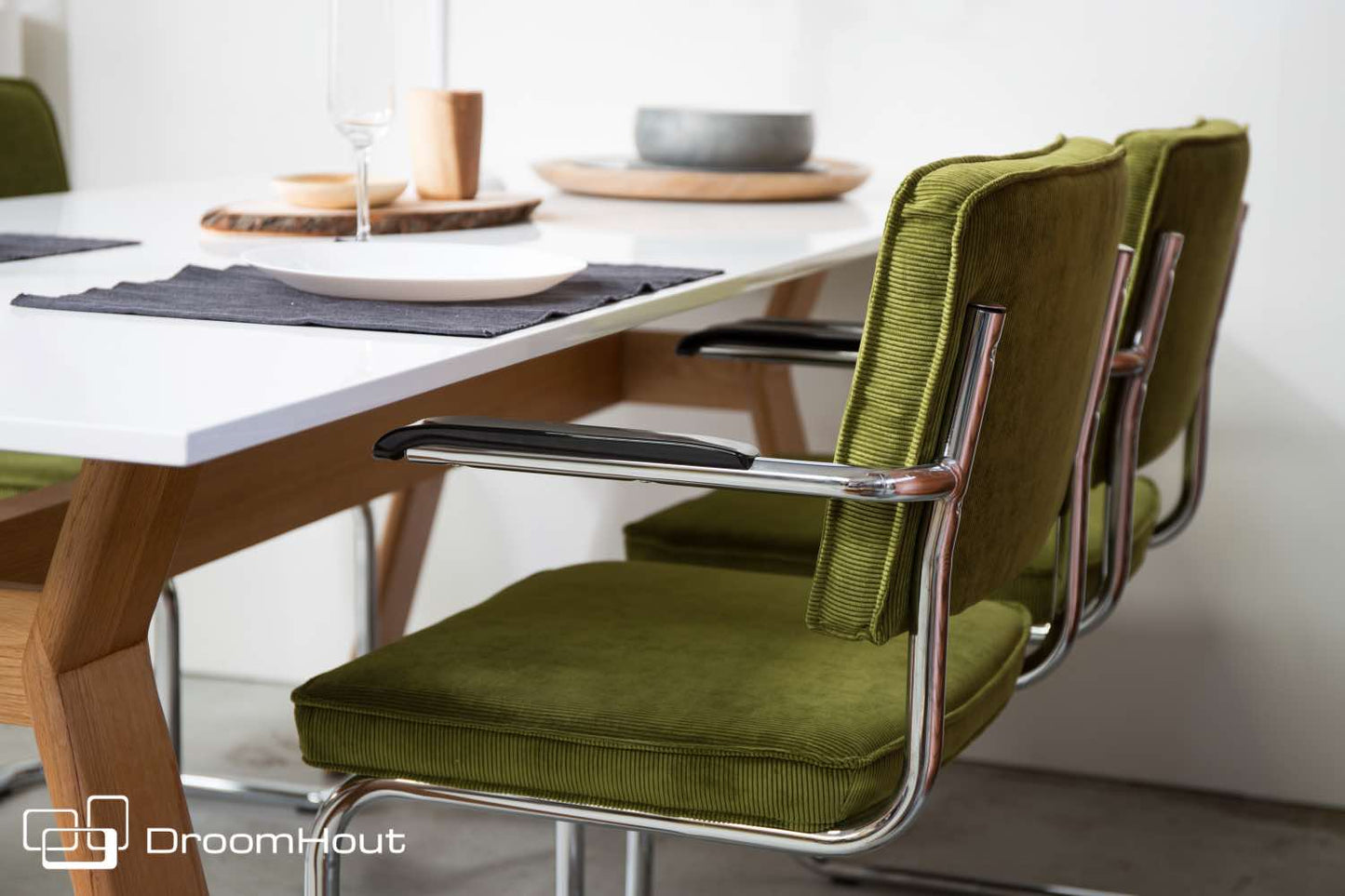 Stoel Zuiver Ridge Rib armchair (per 2)