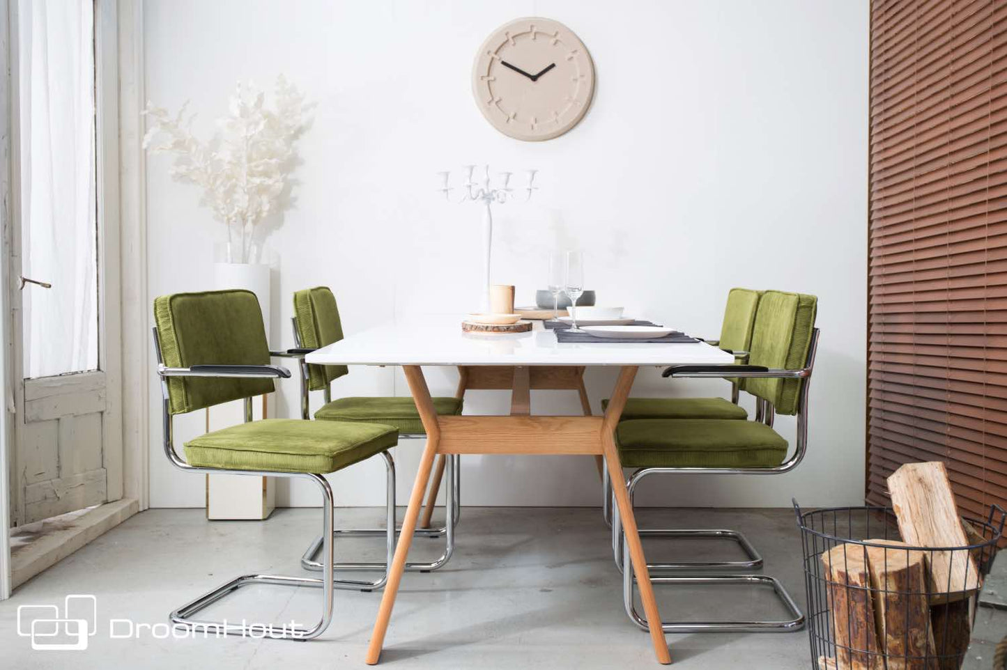 Stoel Zuiver Ridge Rib armchair (per 2)