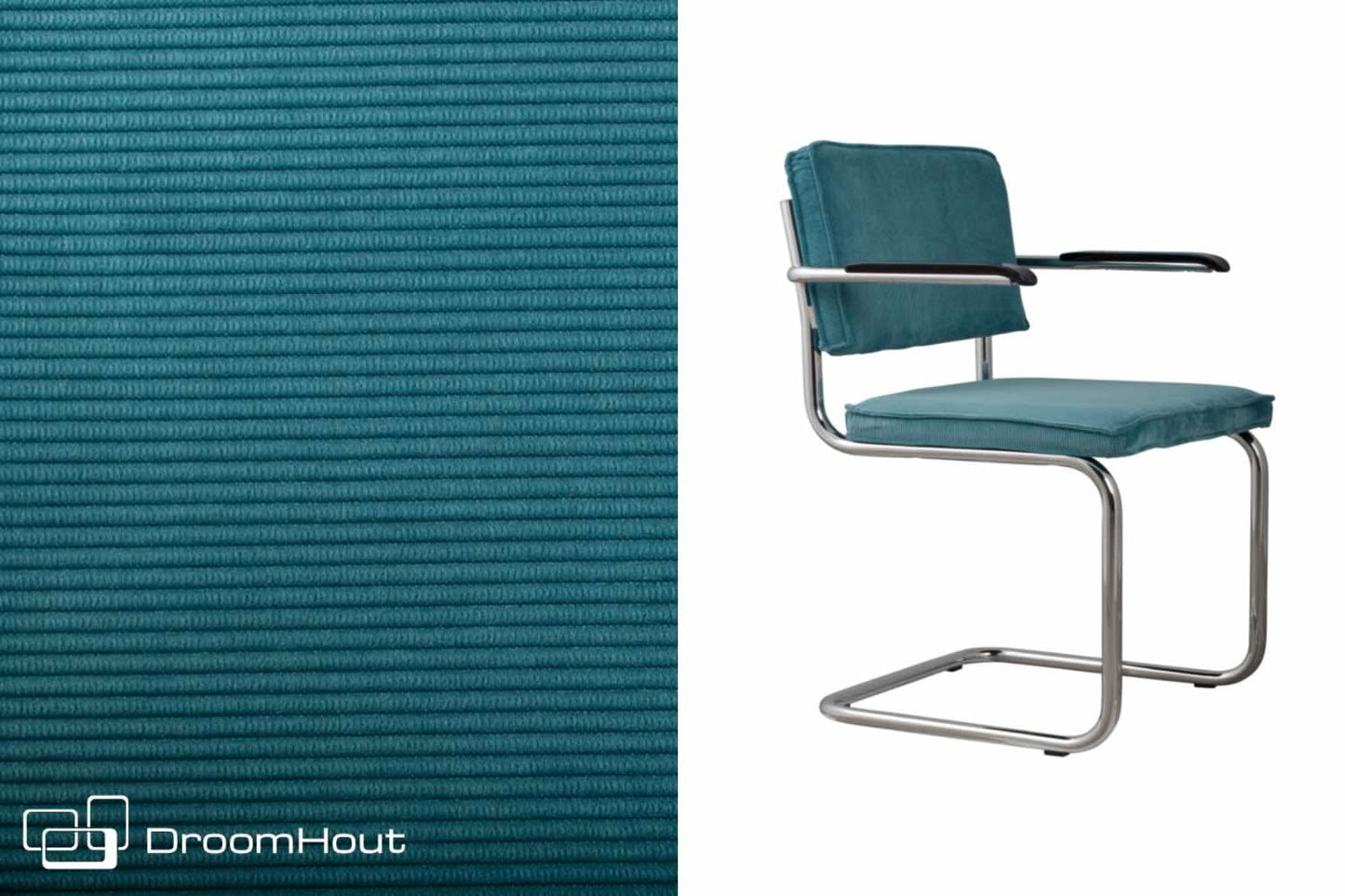 Stoel Zuiver Ridge Rib armchair (per 2)