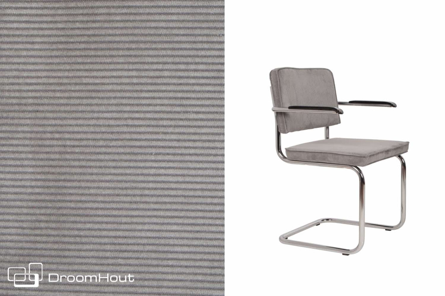 Stoel Zuiver Ridge Rib armchair (per 2)