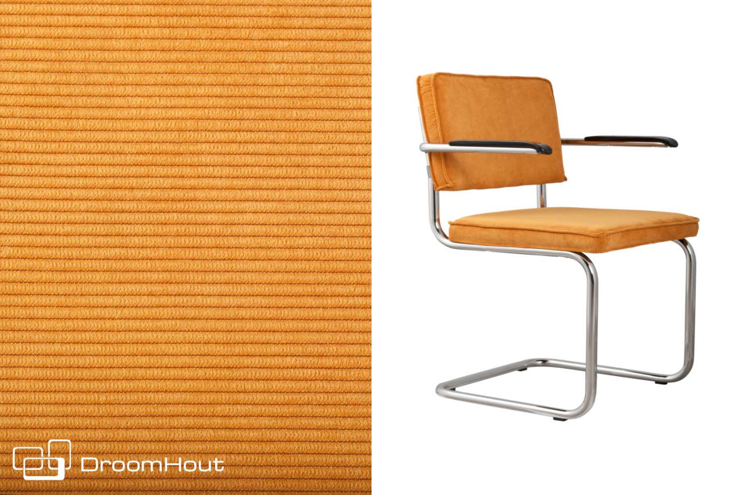 Stoel Zuiver Ridge Rib armchair (per 2)