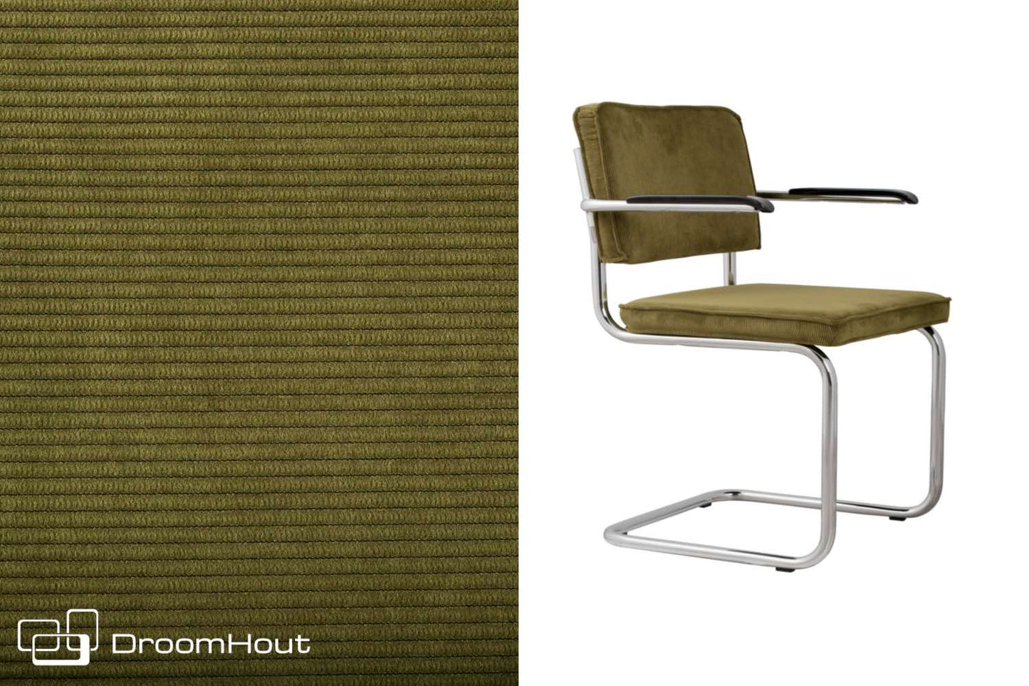 Stoel Zuiver Ridge Rib armchair (per 2)