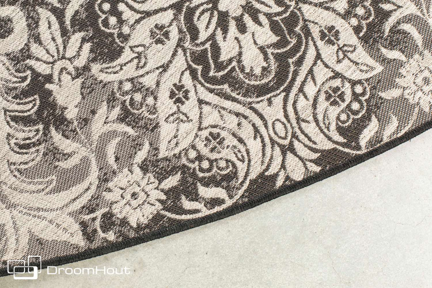 Buiten vloerkleed Zuiver Coventry rond