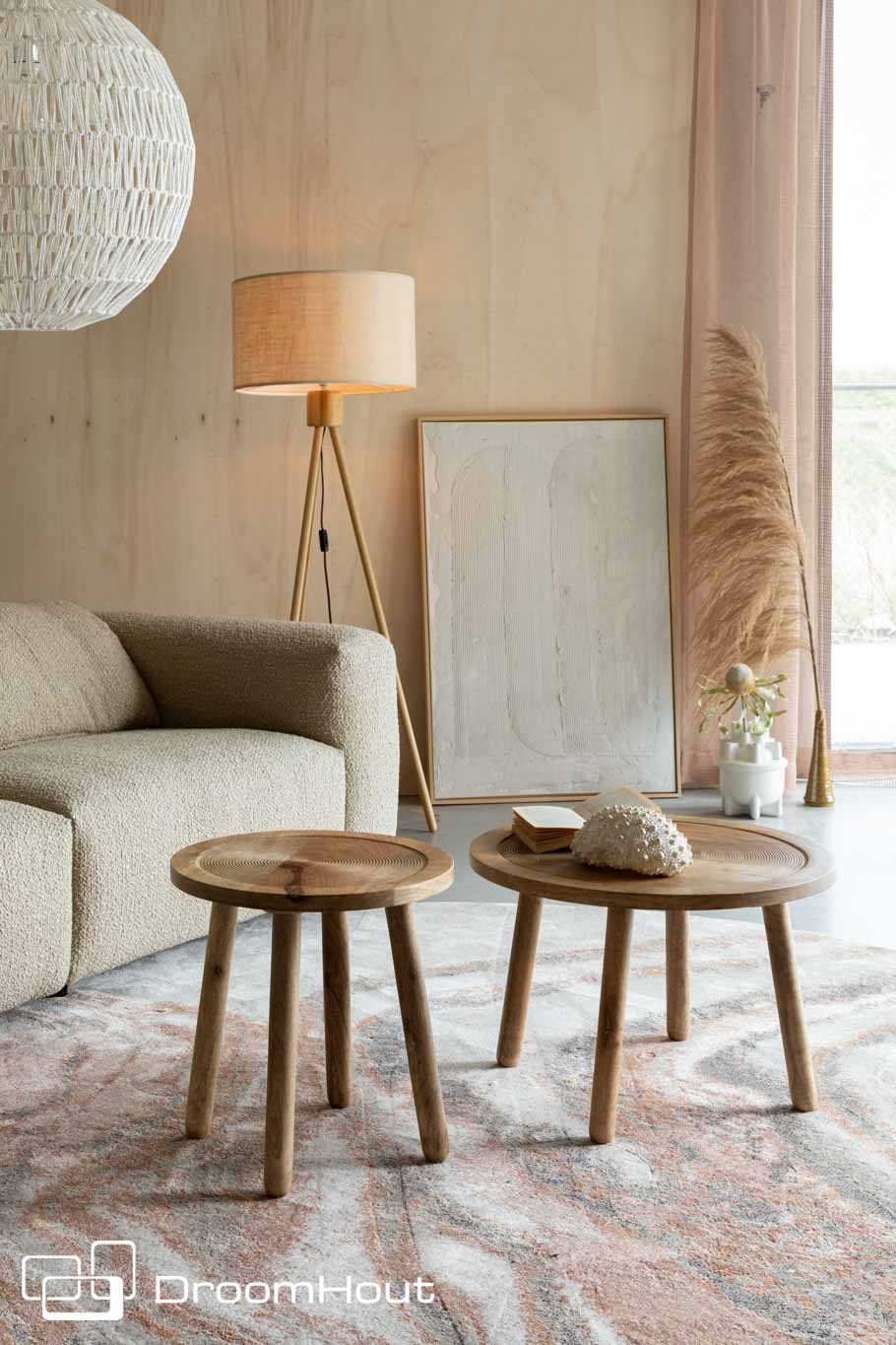 Vloerkleed Zuiver Solar rond