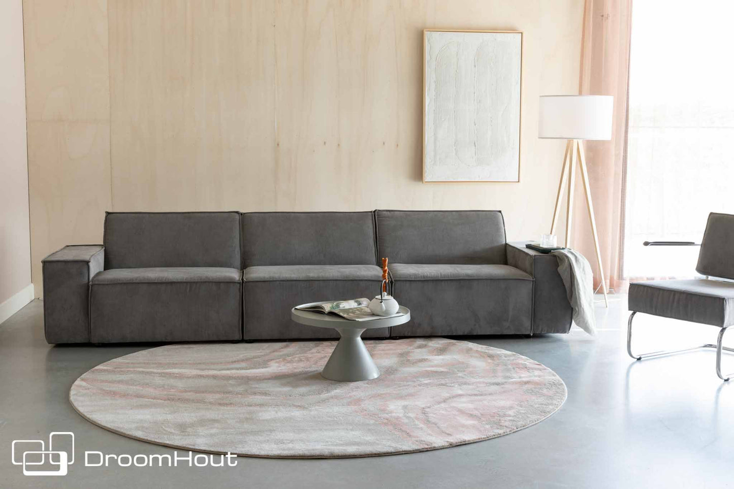 Vloerkleed Zuiver Solar rond