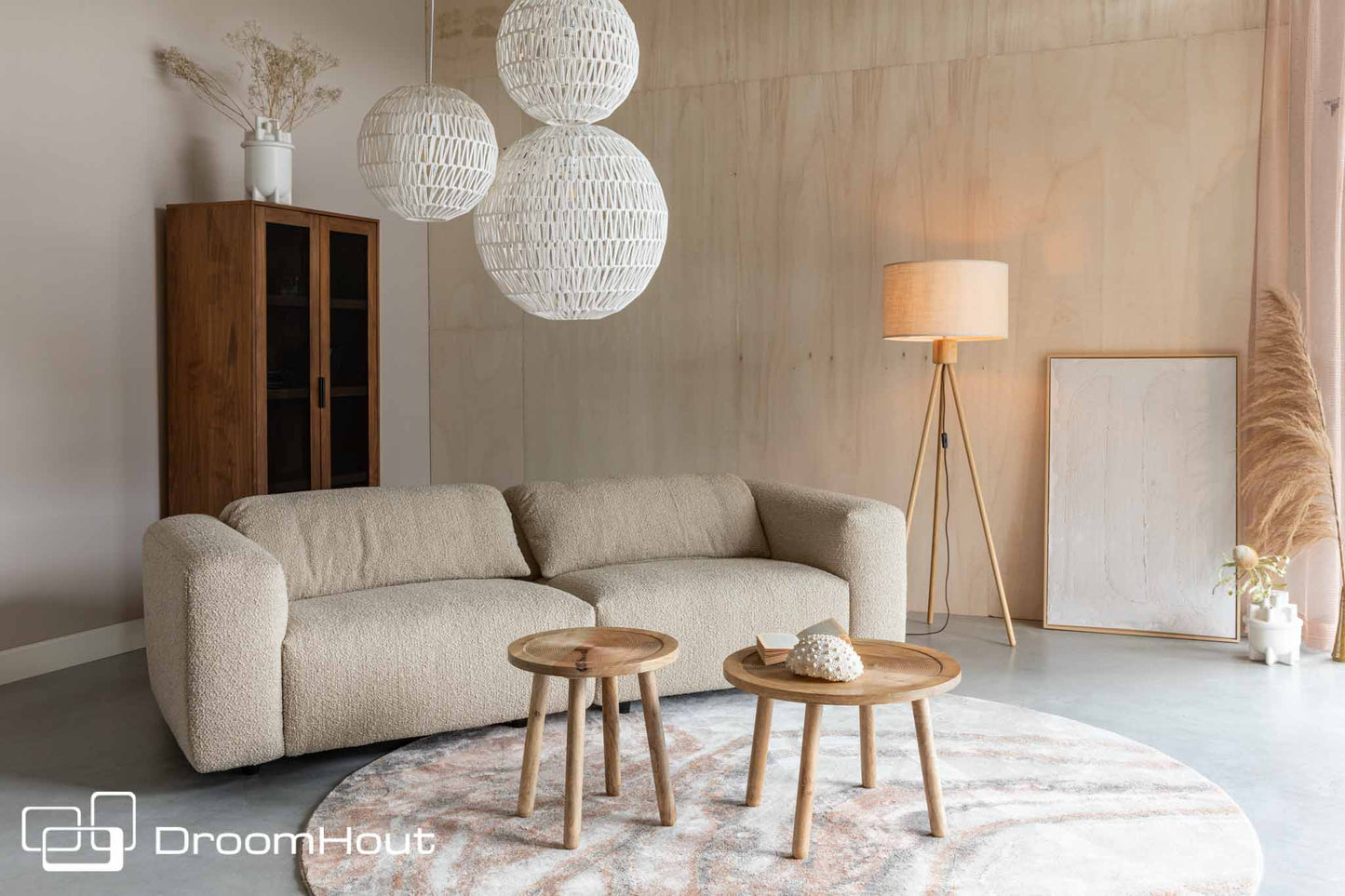 Vloerkleed Zuiver Solar rond