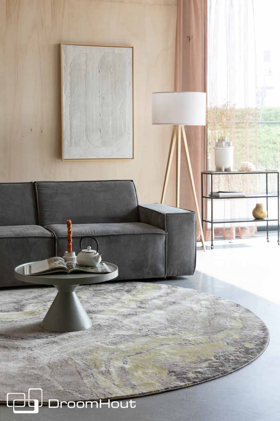 Vloerkleed Zuiver Solar rond