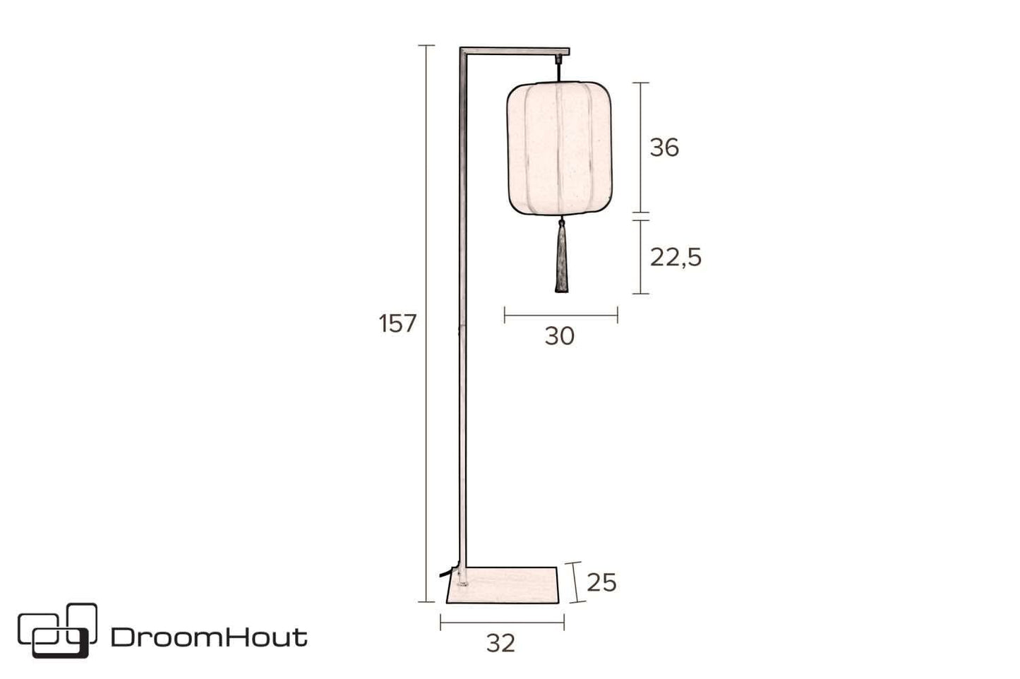 Vloerlamp Dutchbone Suoni