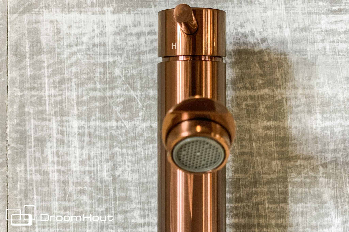 Wastafelmengkraan opbouw hoog rond Pure