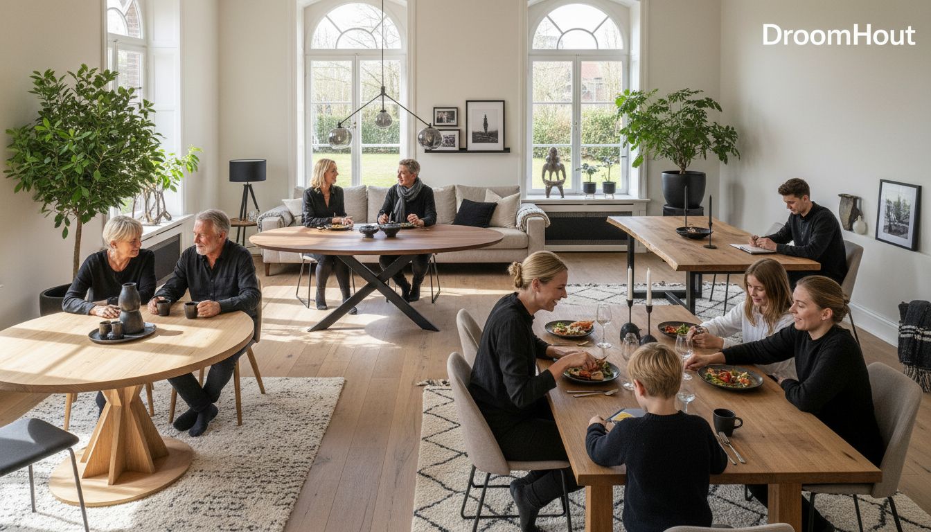 hout eettafel voorbeelden