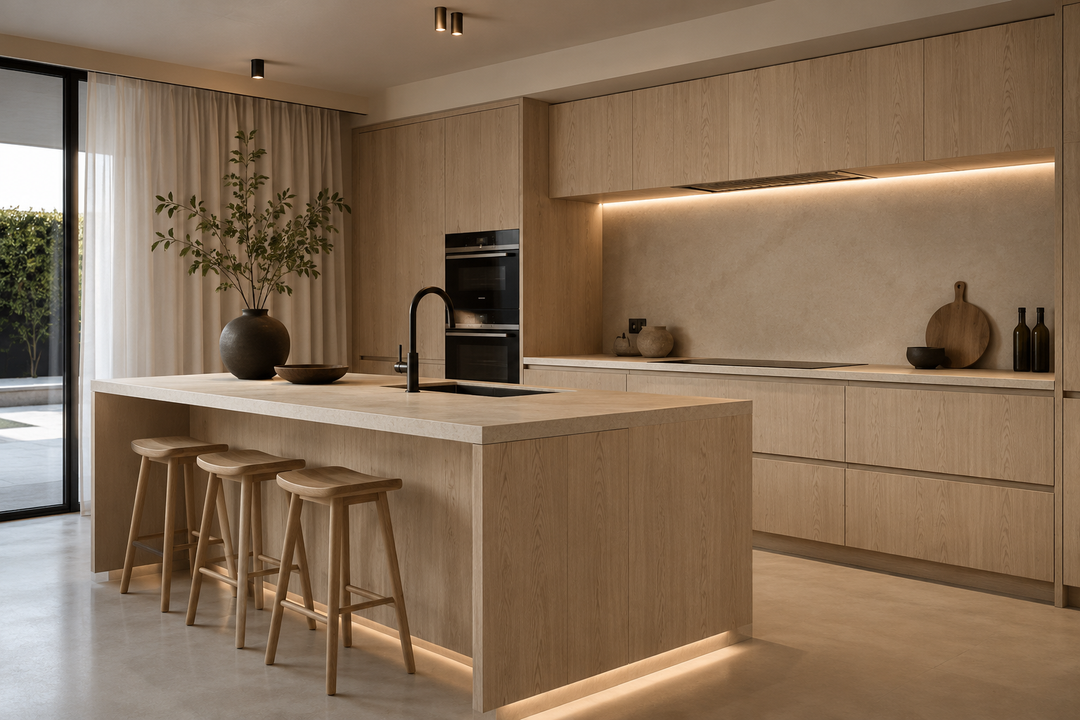 Keukenfrontjes op maat van massief hout – Eiken & noten