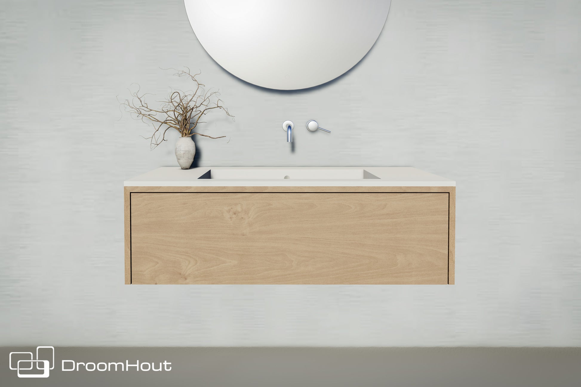 Houten badkamermeubel Spa