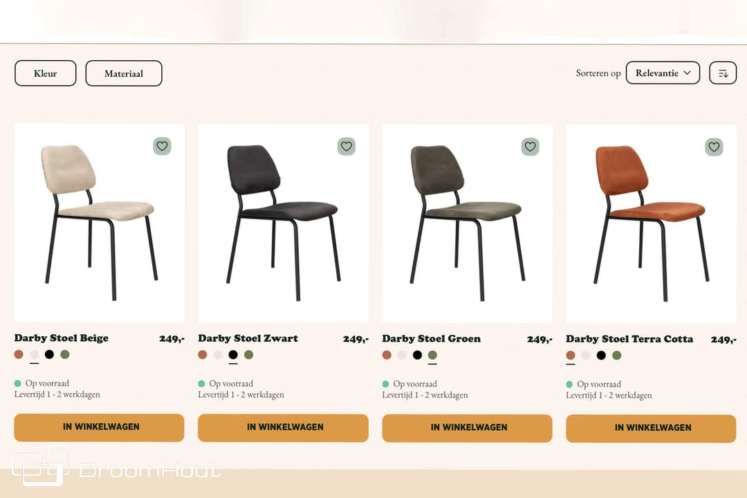 Dutchbone Darby chair (per 2)