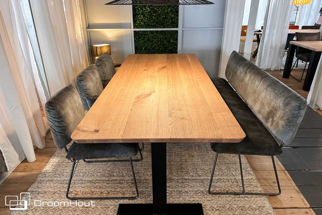 Dining room table T Frame by DroomHout - 240 cm x 100 cm - showroom model