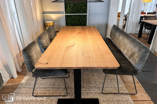 Dining room table T Frame by DroomHout - 240 cm x 100 cm - showroom model