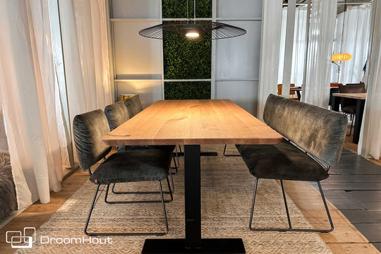Dining room table T Frame by DroomHout - 240 cm x 100 cm - showroom model