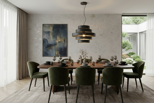 Hanglamp DroomHout Cirq - black