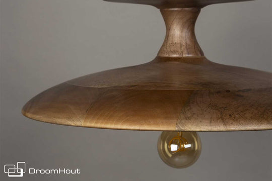 Detail foto hanglamp mango hout
