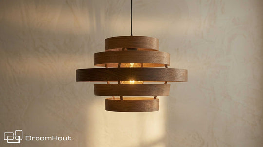 Hanglamp DroomHout Cirq - walnut