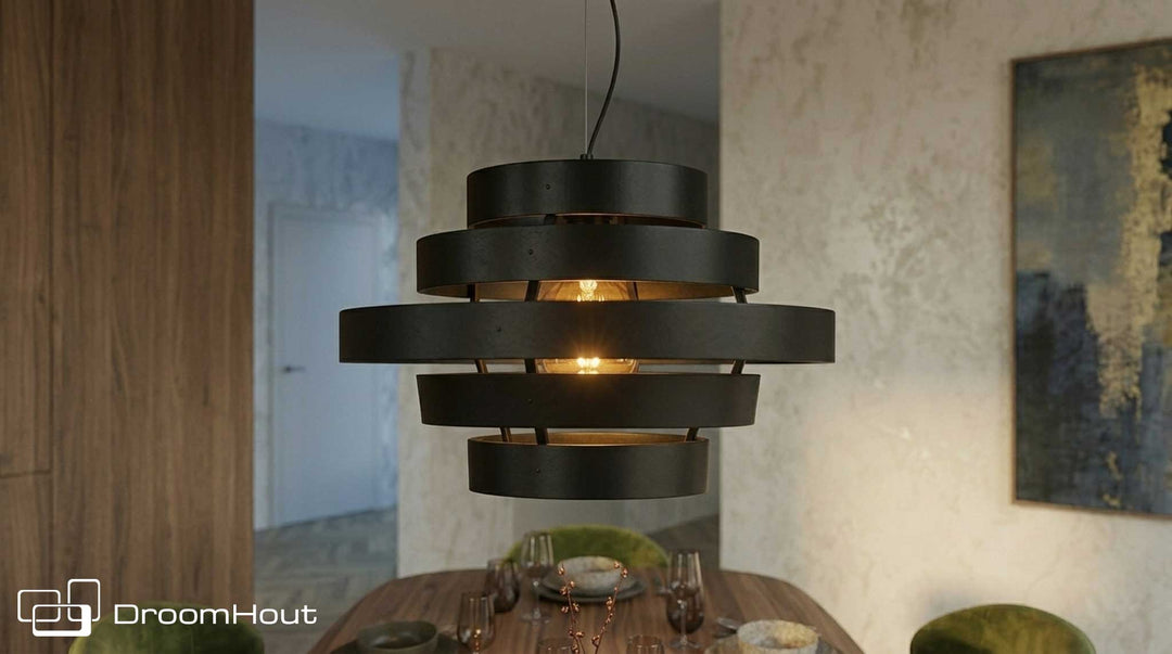 Hanglamp DroomHout Cirq - walnut