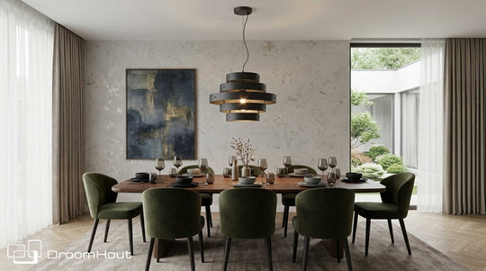 Hanglamp DroomHout Cirq - black