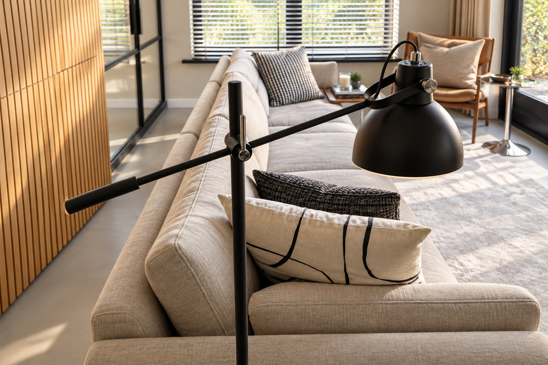 PLM Design vloerlamp zwart (set van 2 stuks) – showroommodel