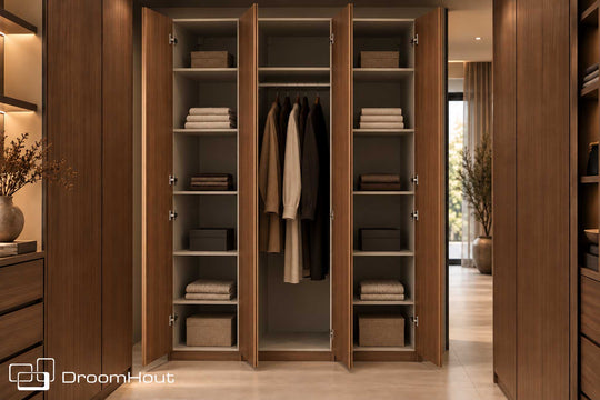 Wooden IKEA PAX wardrobe fronts