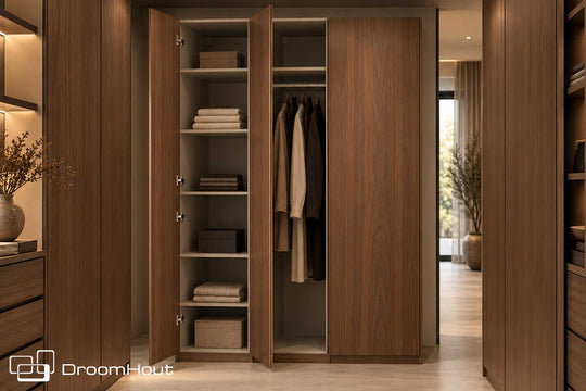 Wooden IKEA PAX wardrobe fronts