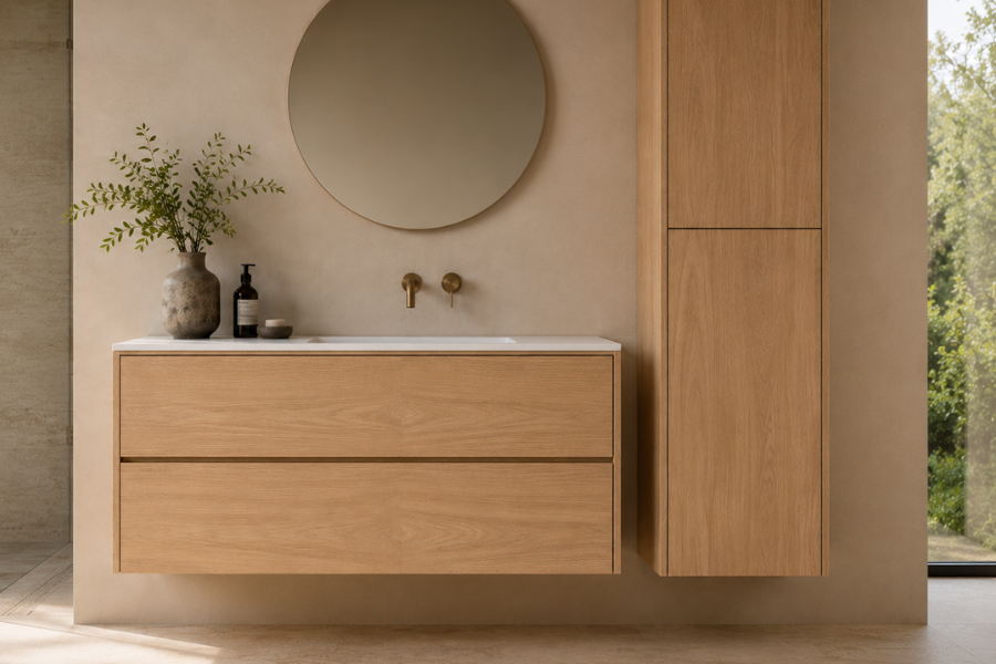 Wooden bathroom cabinet Spa and Breeze