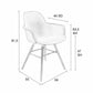 Stoel Zuiver Albert Kuip armchair all black (set van 2) aanbieding