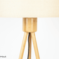 Vloerlamp Zuiver Fan Bamboo